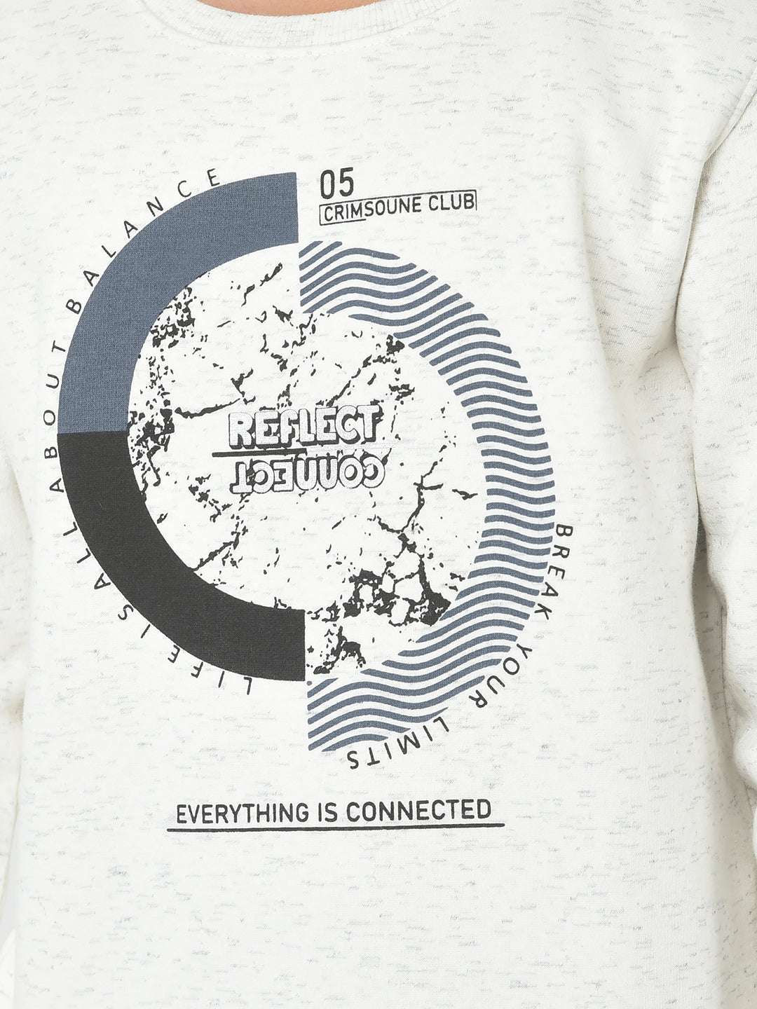  White Connected Sweatshirt