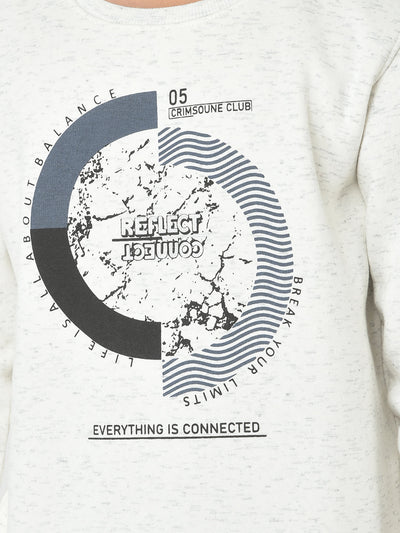  White Connected Sweatshirt