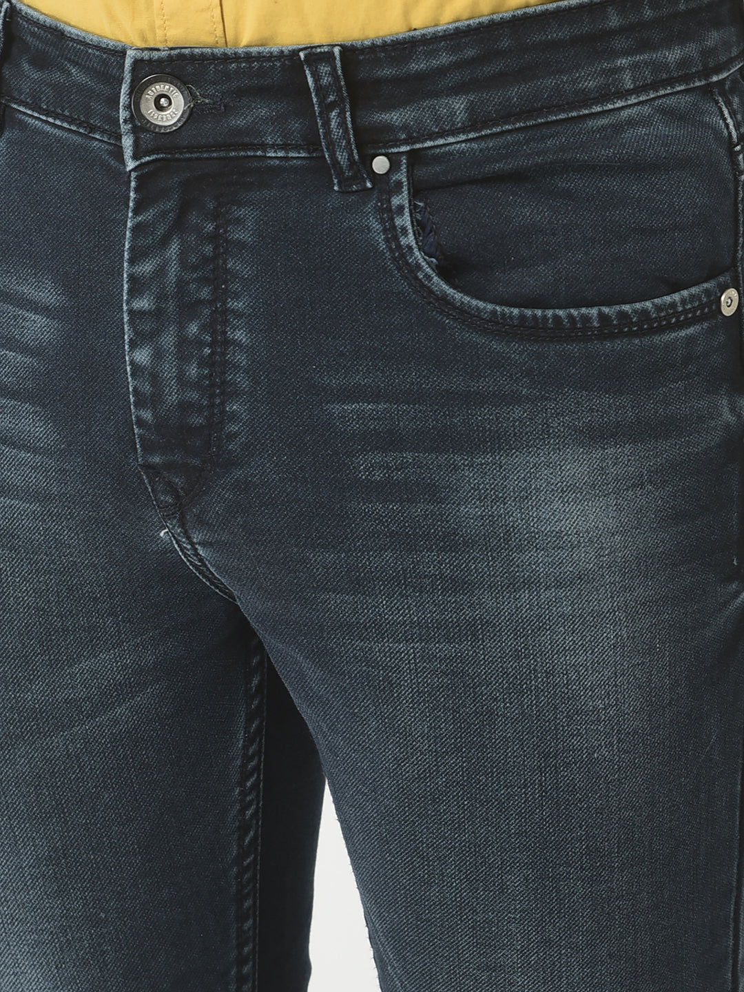  Dark Blue Heavy-Wash Denim