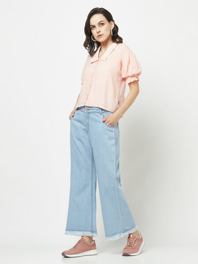 Crimsoune Club Blue Belted Denims