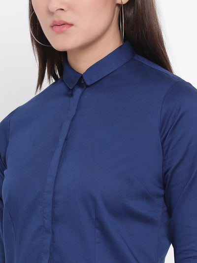 Navy Blue Shirt - Women Shirts