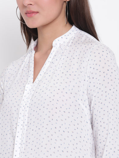 White Button up Shirt - Women Shirts