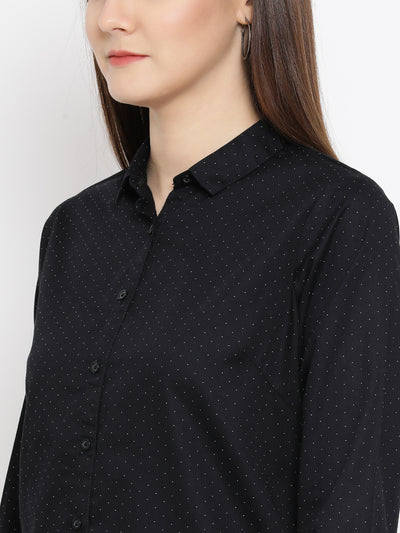 Printed Button up Full Sleeves Shirt - Women Shirts