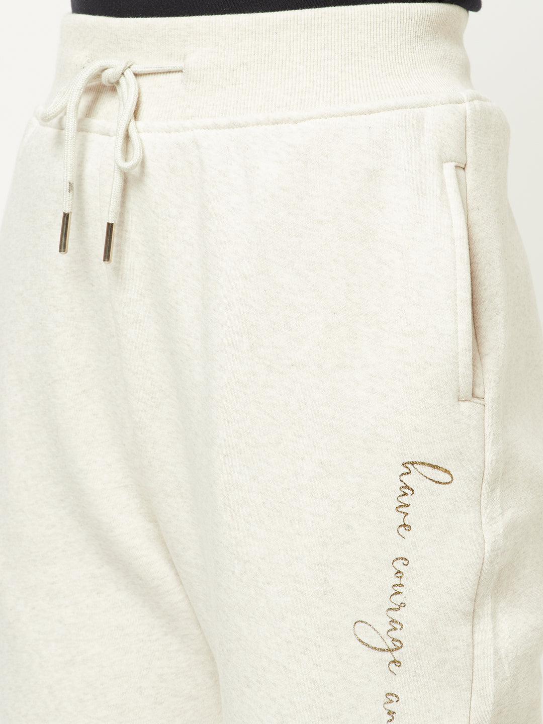  Off-White Melange Joggers