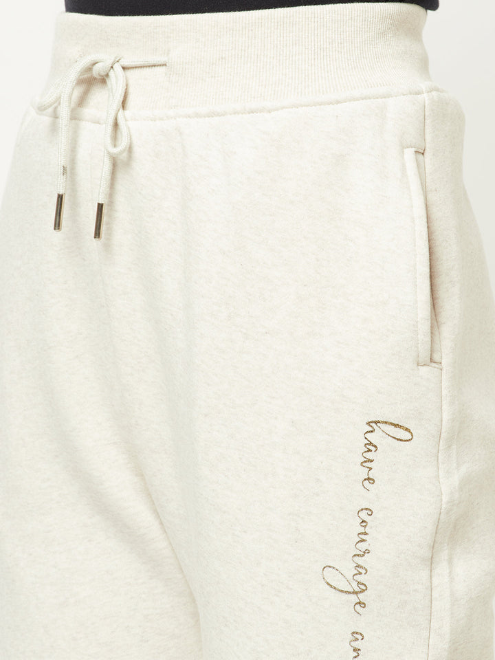  Off-White Melange Joggers