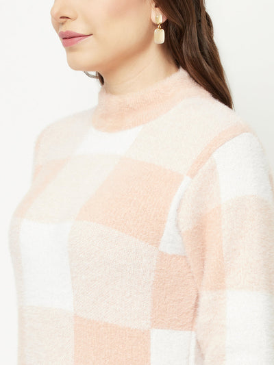  Multi-Colour Checkered Sweater