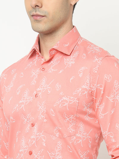  Pink Floral Shirt 