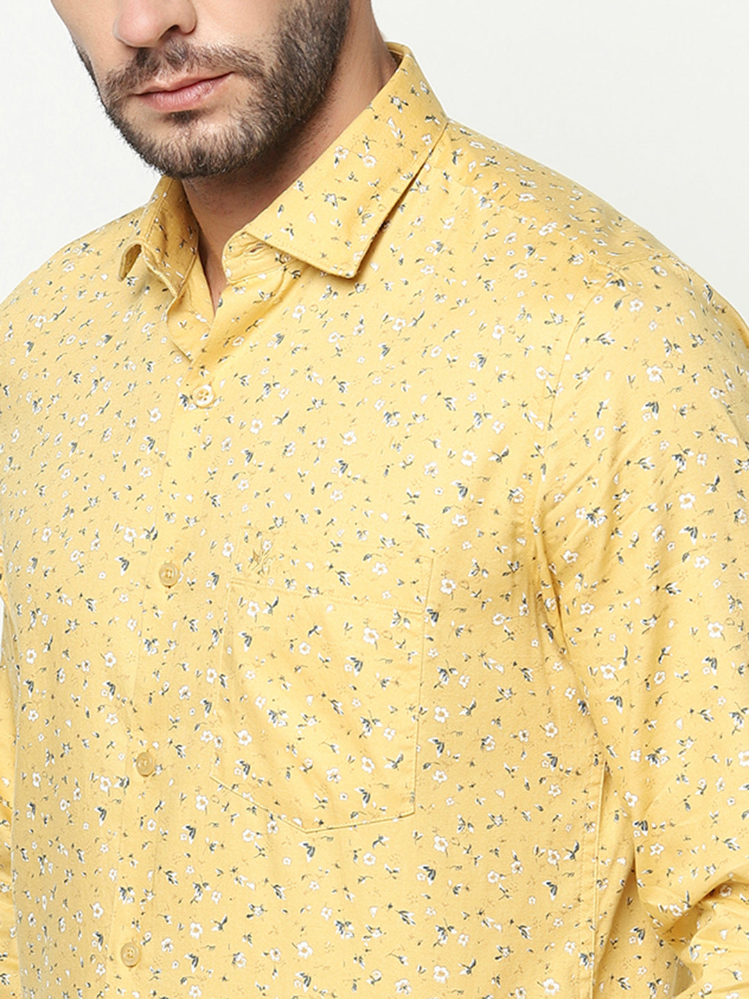 Yellow Floral Shirt1