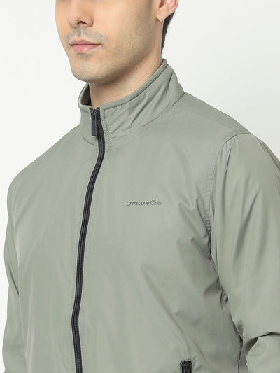  Green Jacket with Logo Work 
