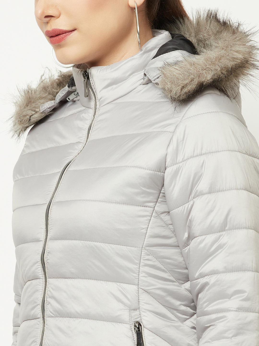   Silver Padded Jacket