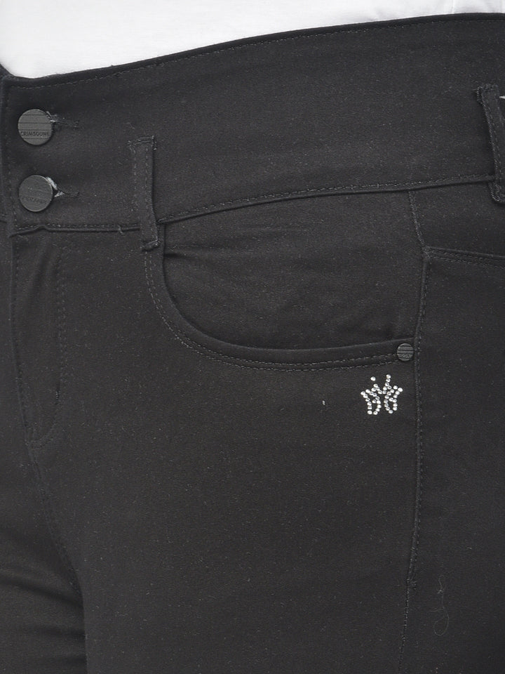 Black High Waist Jeans - Women Jeans