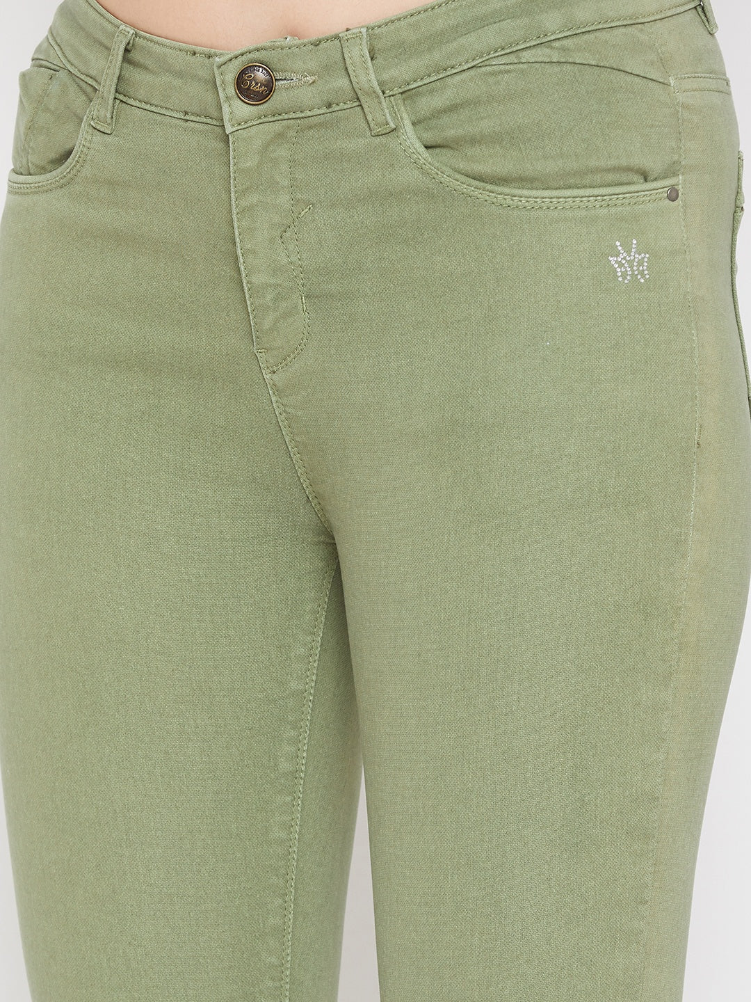 Olive Denim Superskinny - Women Jeans