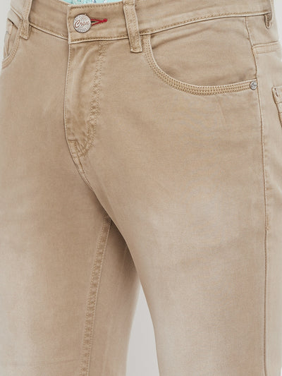 Khaki Slim Fit Jeans - Men Jeans