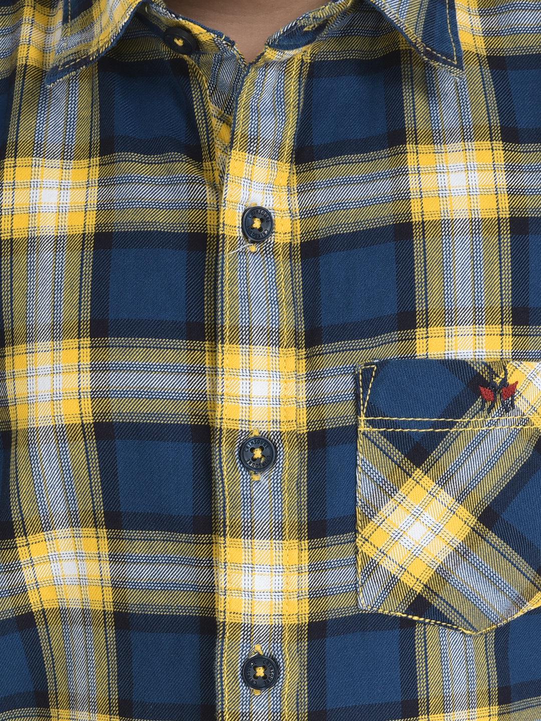 Multi Colored Shirt in Tartan Checks 