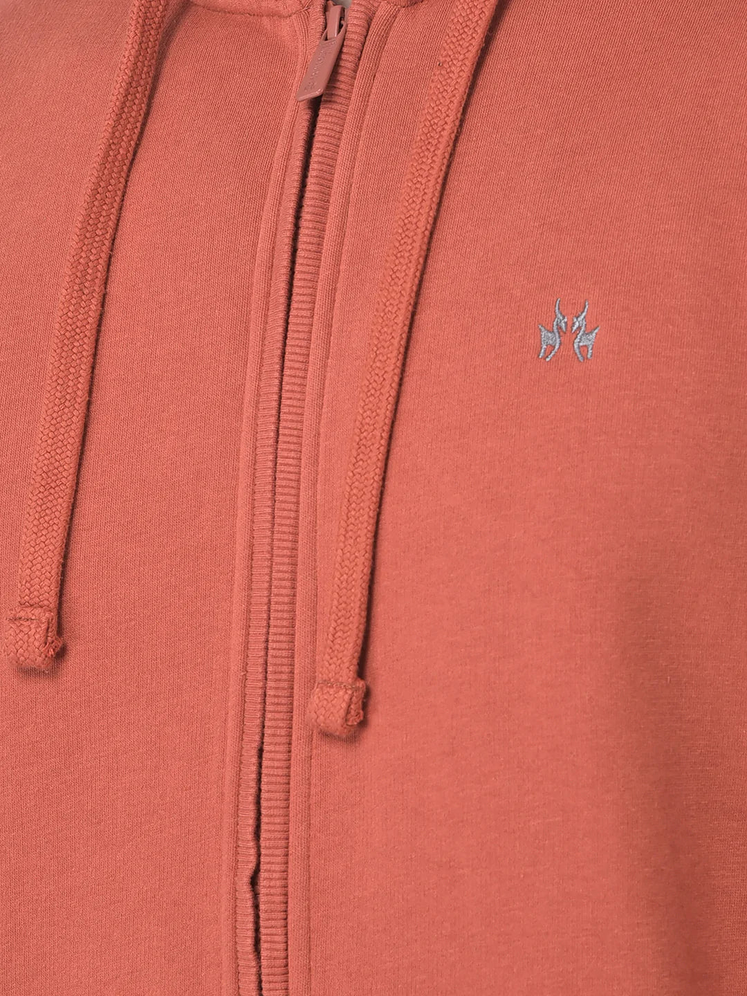  Simple Rust Zipped Sweatshirt 