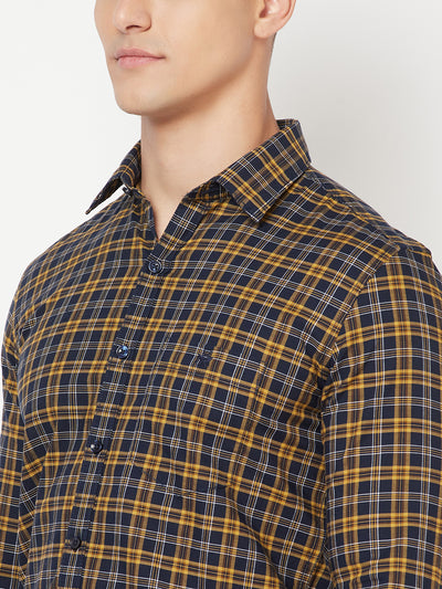Multi Coloured Shepherd Checked Shirt - Men Shirts