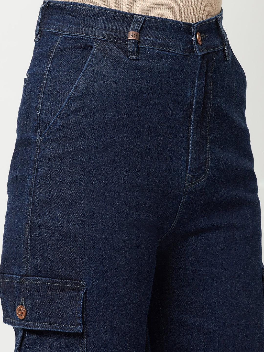 Cargo Jeans-Women Jeans-Crimsoune Club