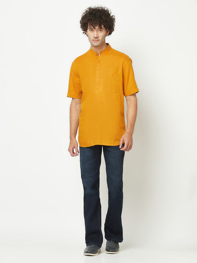  Simplistic Mustard Kurta