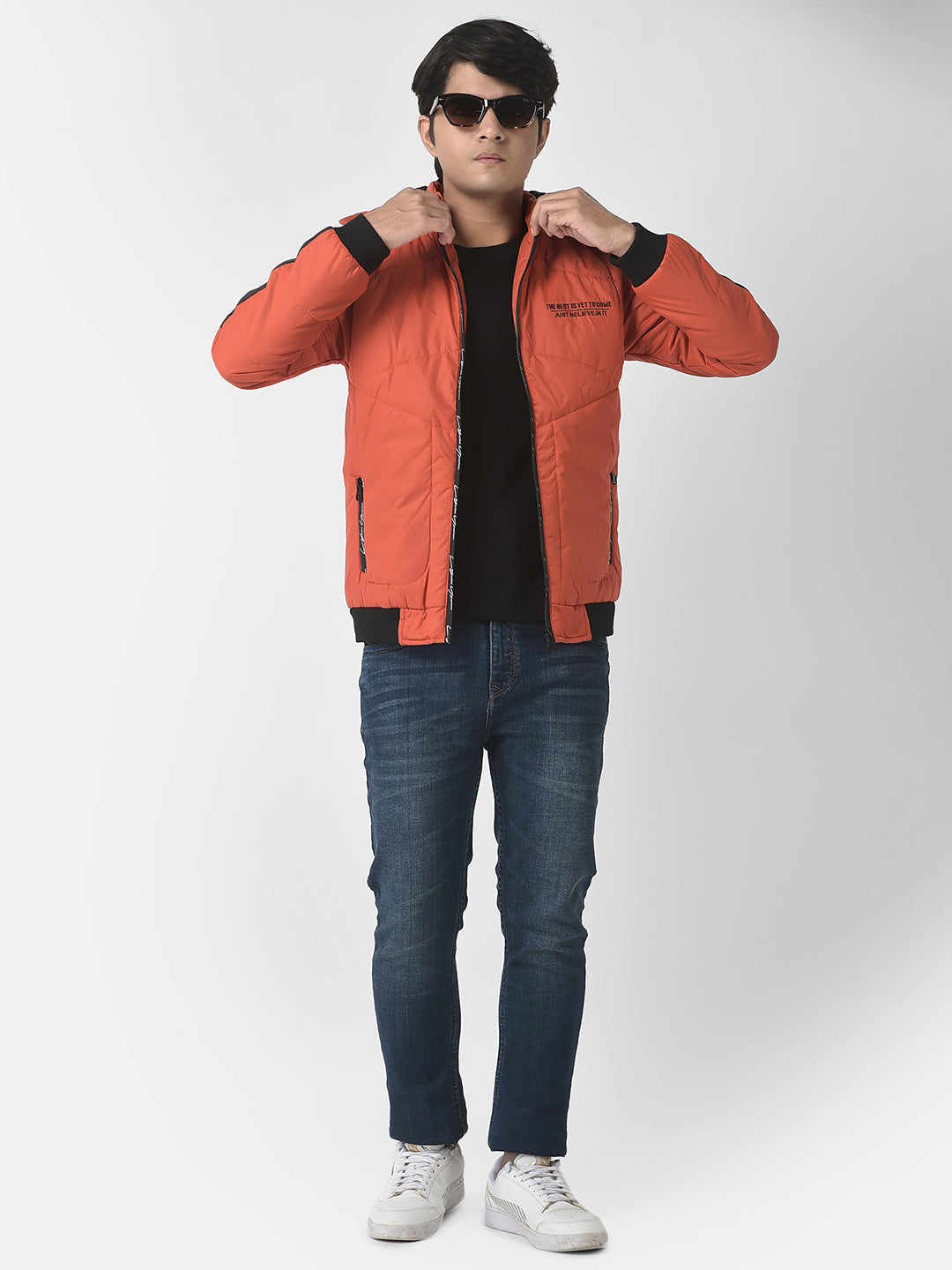  Orange Brand Typographic Jacket