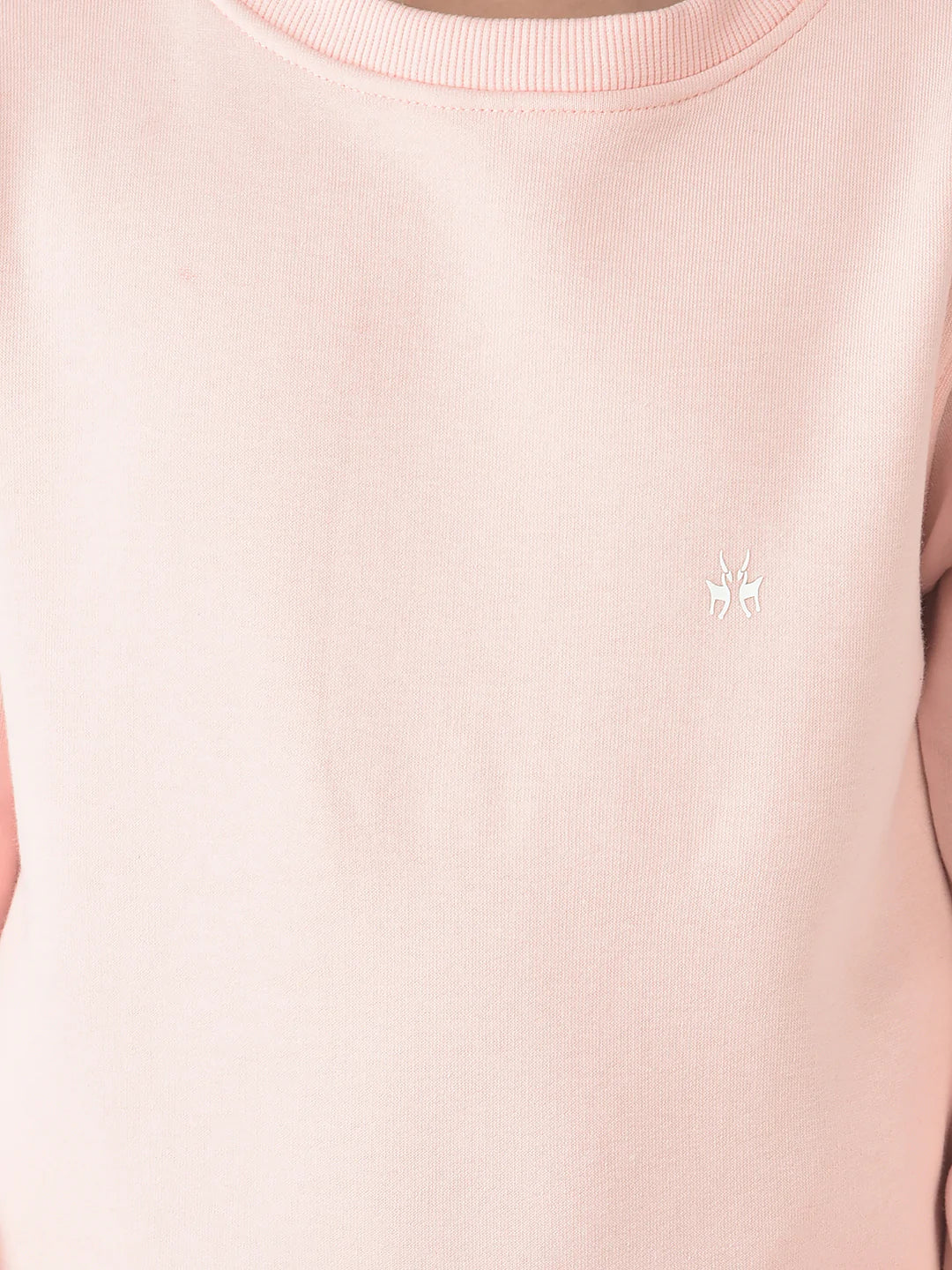  Baby Peach Brand-Logo Sweatshirt