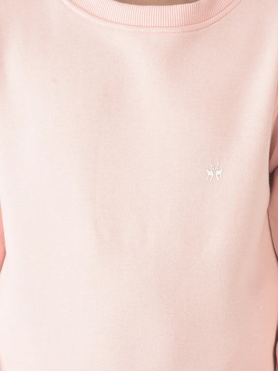  Baby Peach Brand-Logo Sweatshirt