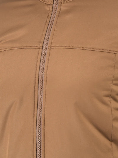  Bomber Jacket in Tan color