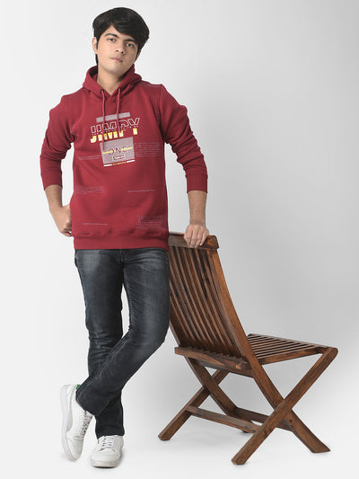  Maroon Jimpy Graphic Sweatshirt