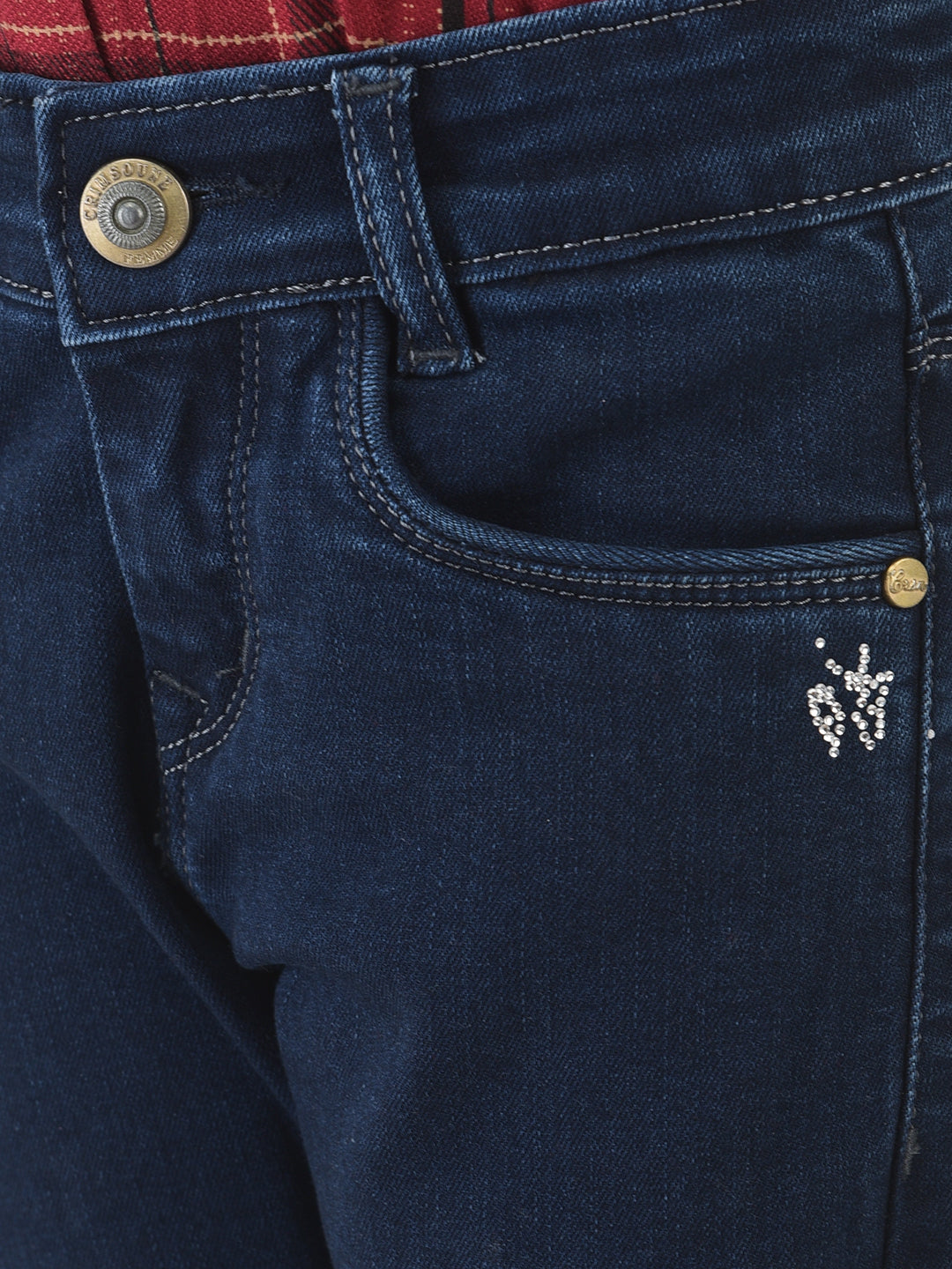 Navy Blue Jeans - Girls Jeans