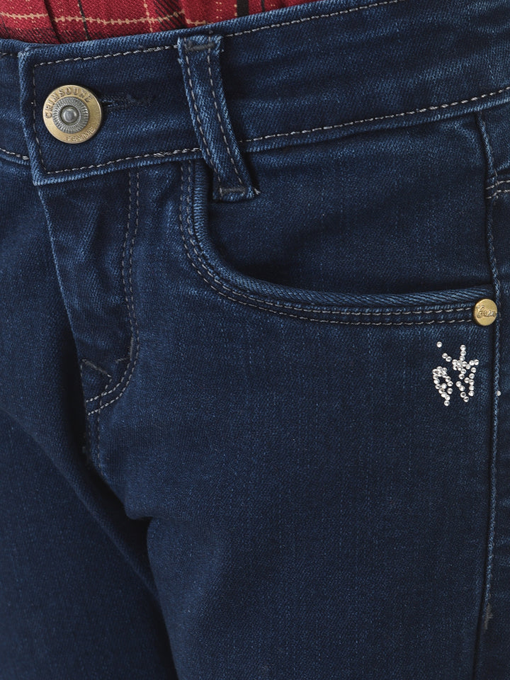 Navy Blue Jeans - Girls Jeans