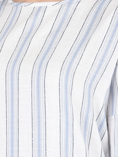 Blue Striped top - Women Tops