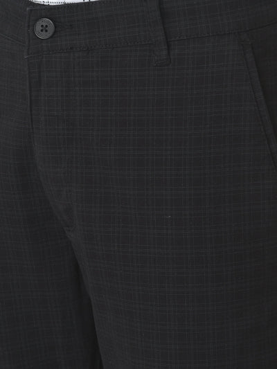  Black Checked Trousers
