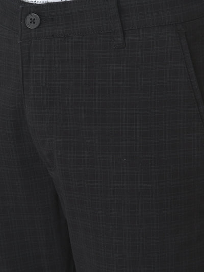  Black Checked Trousers