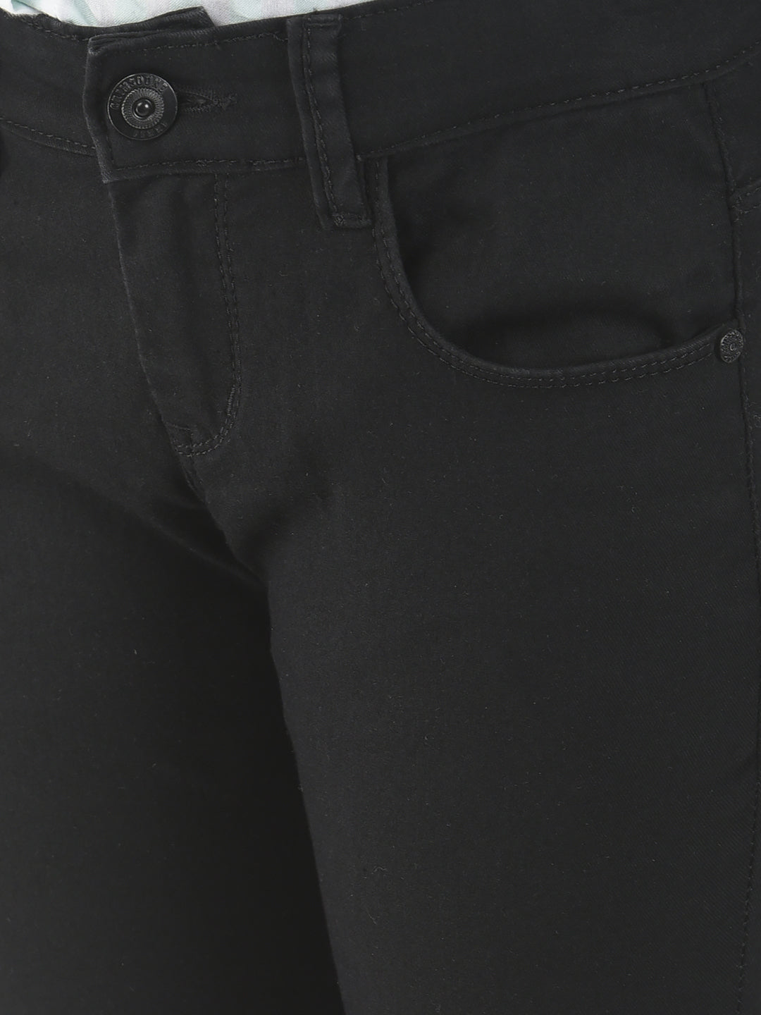  Black Slim-Fit Denims