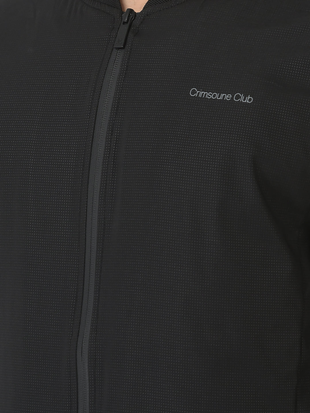  Black Jacket with Logo Work 