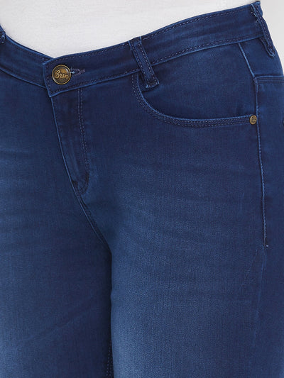 Blue Super Skinny Fit Jeans - Women Jeans