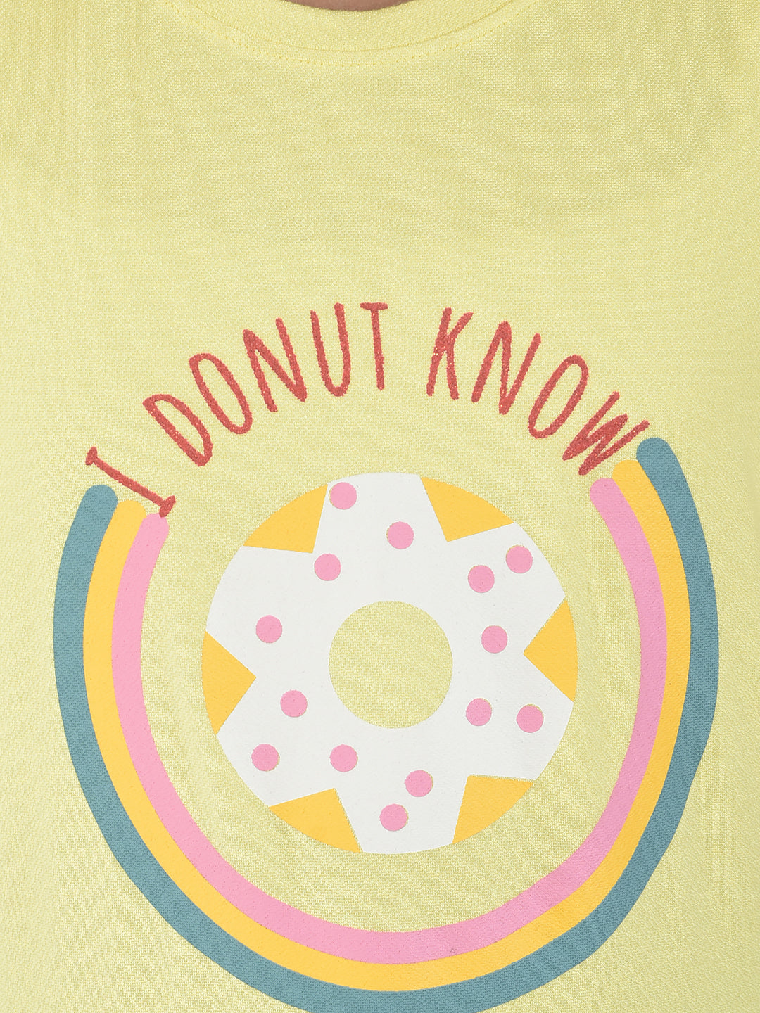  Lime Yellow Donut T-Shirt