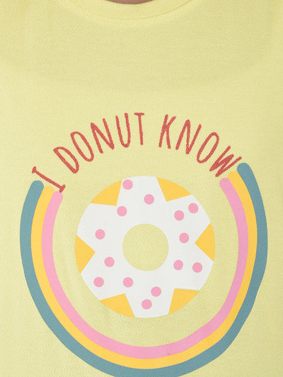  Lime Yellow Donut T-Shirt