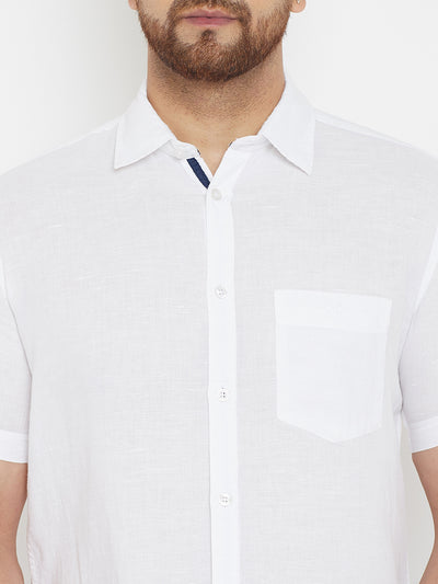 White Casual Shirt - Men Shirts