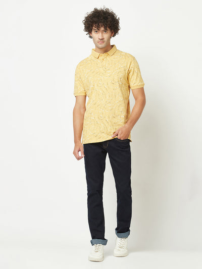  Yellow Abstract T-Shirt