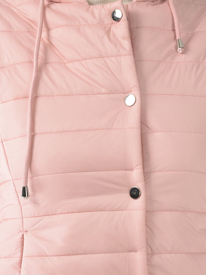  Polished Pink Hooded Gilet