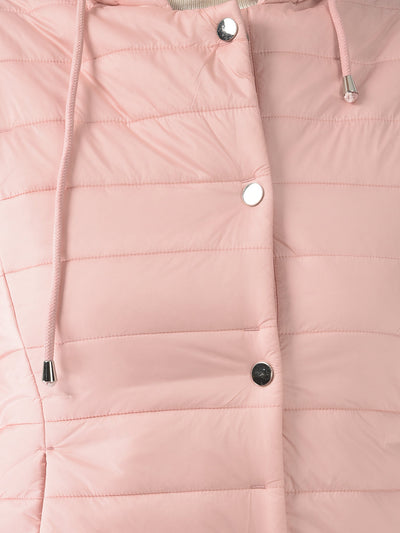  Polished Pink Hooded Gilet