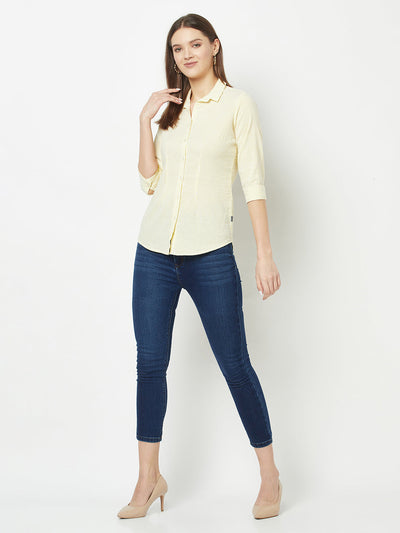  Yellow Pin-Stripe Shirt