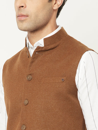  Waistcoat in Brown Tone