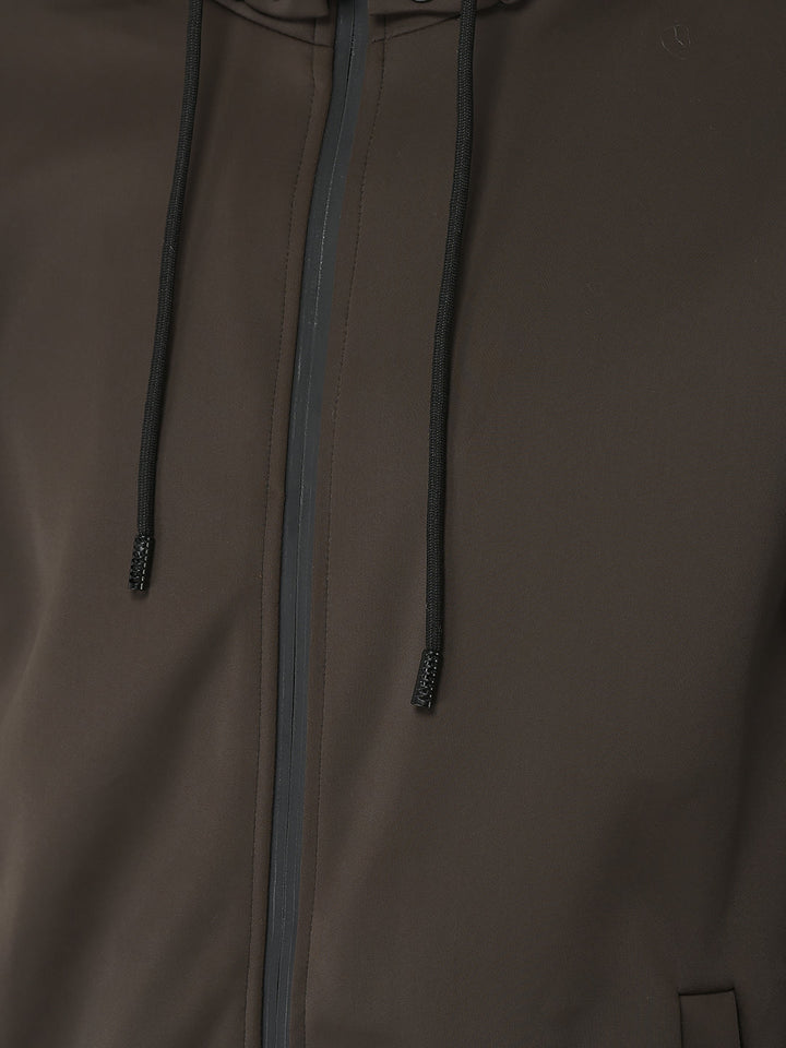  Olive Removable Hood Bomber Jacket 