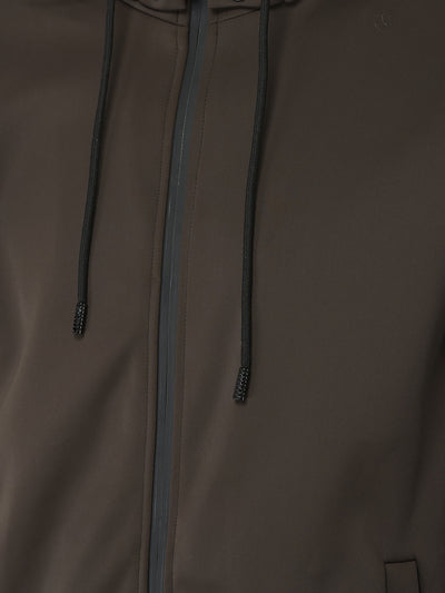  Olive Removable Hood Bomber Jacket 