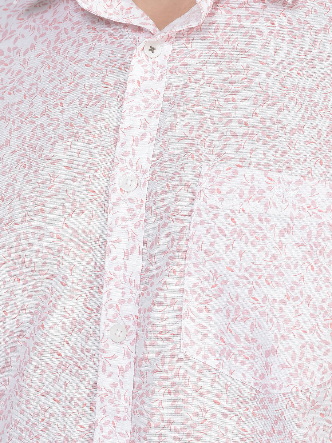  White Floral Shirt