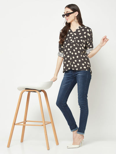  Black Polka Dots Shirt