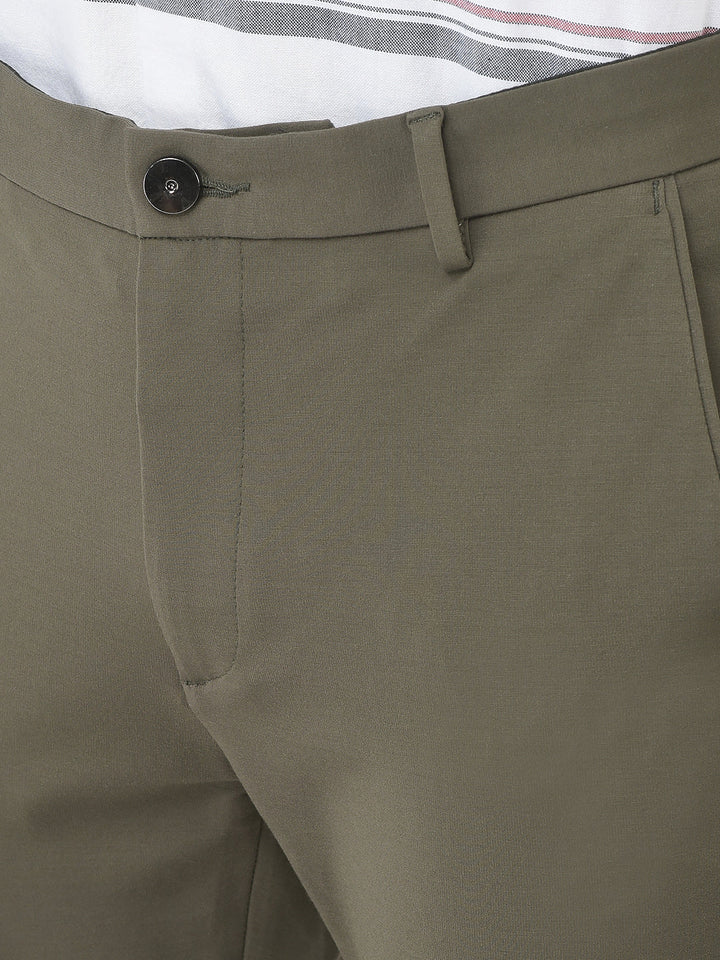  Plain Olive Green Trousers