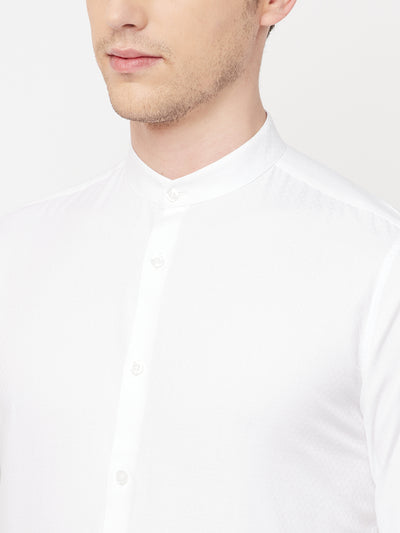 White Casual Shirt - Men Shirts