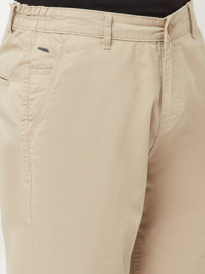 Beige Shorts - Men Shorts